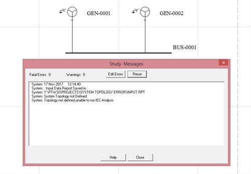 System topology error